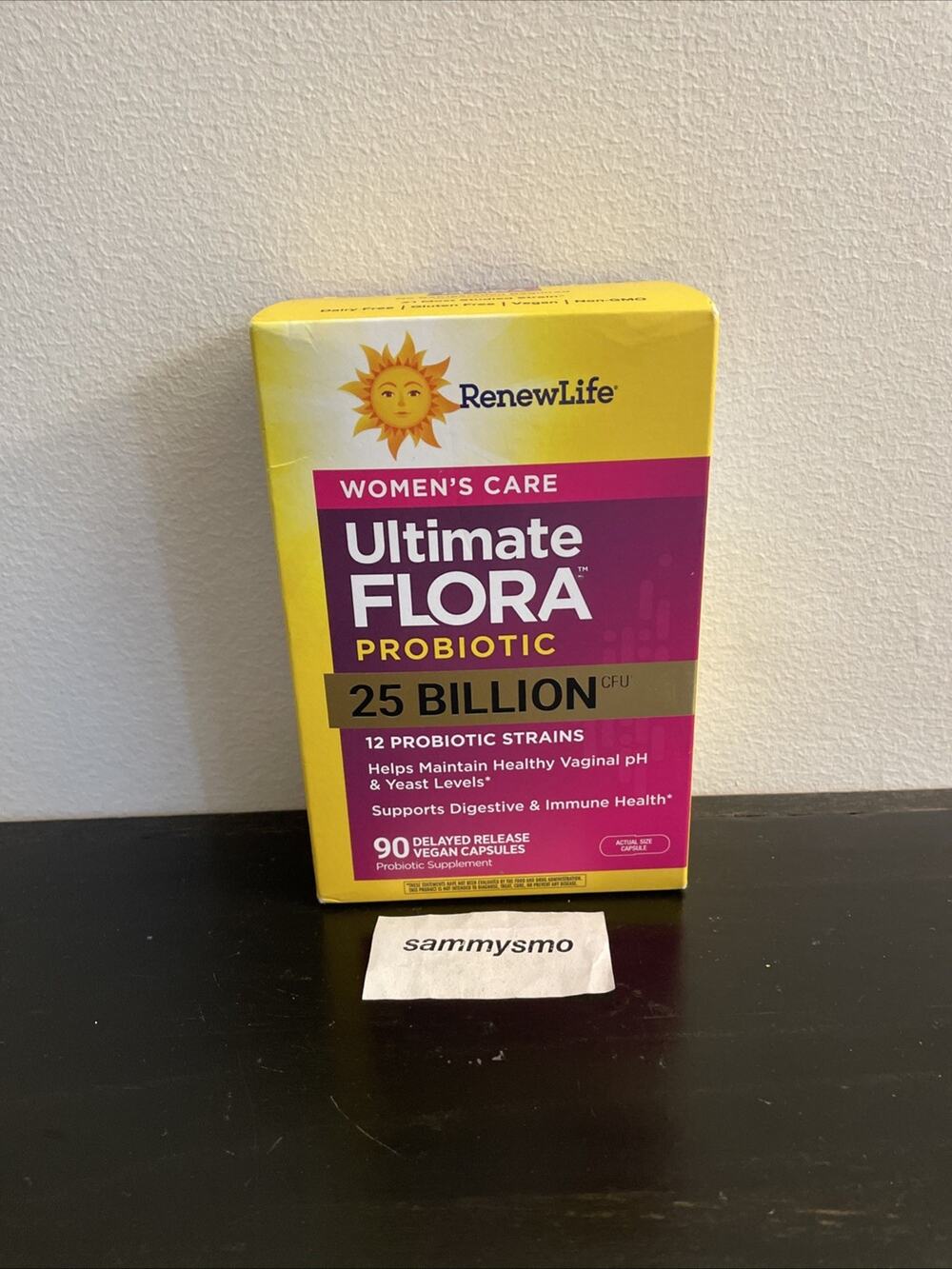 RenewLife Women's Ultimate Flora, 25 Billion CFU, 90 Capsules, READ